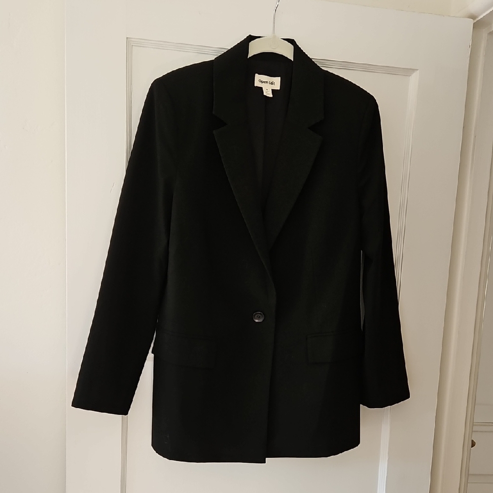 Cosper Lab Black Single-Button Blazer